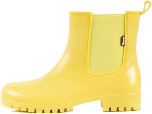 planone Short Rain Boots Women Fashion Waterproof Chelsea Boots for Women Light Outdoor Garden Shoes Ankle Muck Boots for Ladies Non Slip Work Shoes Rubber Boots with Premium Comfort Insole