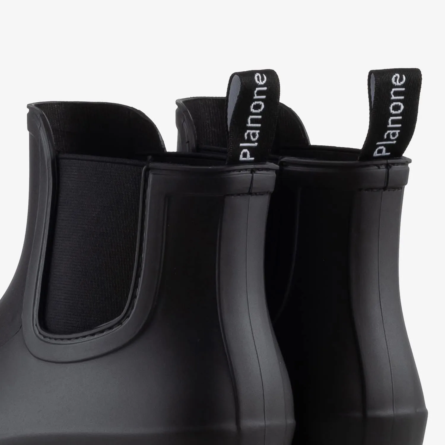 Planone Short Rain Boots Women Wide Width Fashion Waterproof Chelsea Boots for Women Matte Outdoor Garden Shoes Ankle Muck Boots for Ladies Non Slip Work Shoes Rubber Boots with Premium Comfort Insole