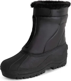 POLAR Mens Muck Nylon Strap Lace Up Duck Snow Winter Flat Rain Outdoor Boots