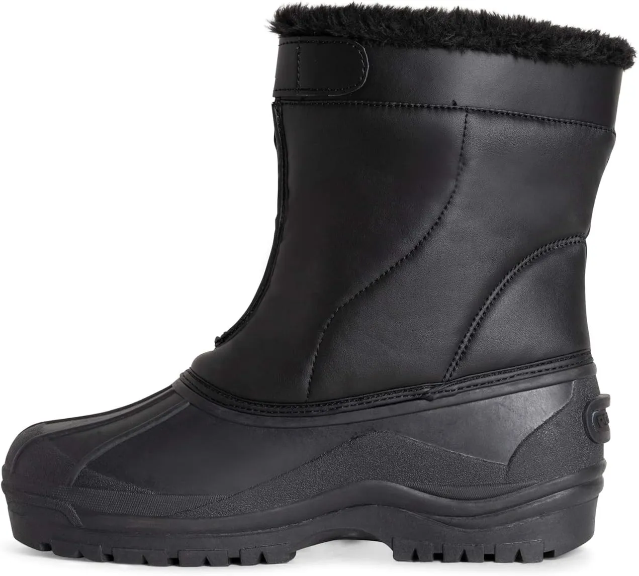 POLAR Mens Muck Nylon Strap Lace Up Duck Snow Winter Flat Rain Outdoor Boots