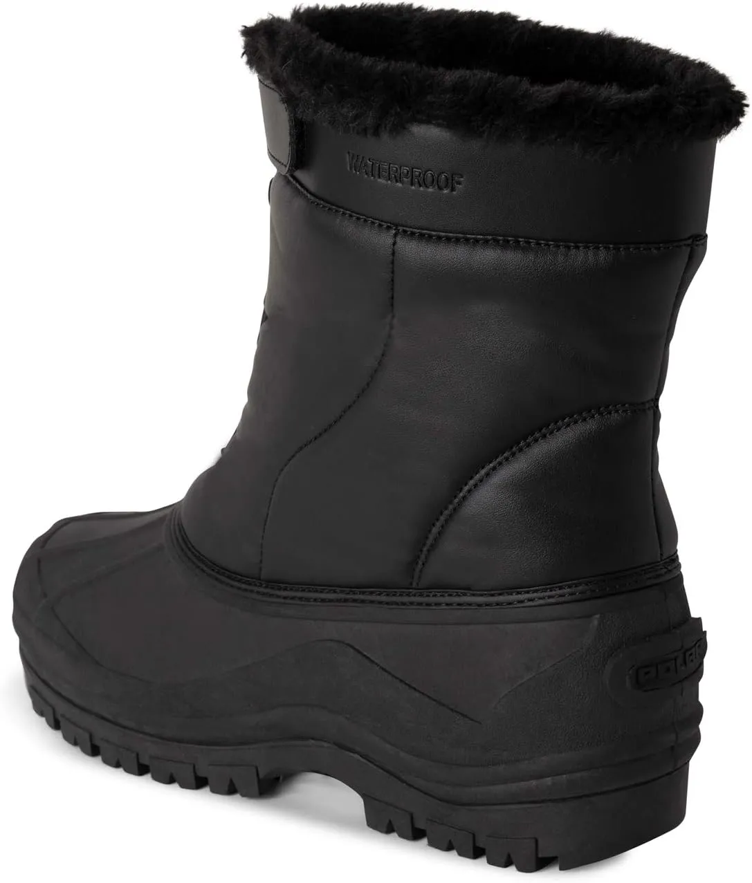 POLAR Mens Muck Nylon Strap Lace Up Duck Snow Winter Flat Rain Outdoor Boots