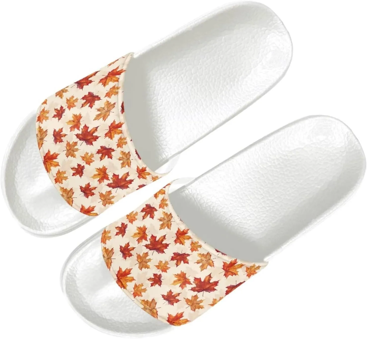 Print Women Slide Slippers Sandals Cozy Anti-Slip Quick Drying House Shoes Slippers