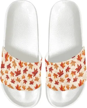 Print Women Slide Slippers Sandals Cozy Anti-Slip Quick Drying House Shoes Slippers