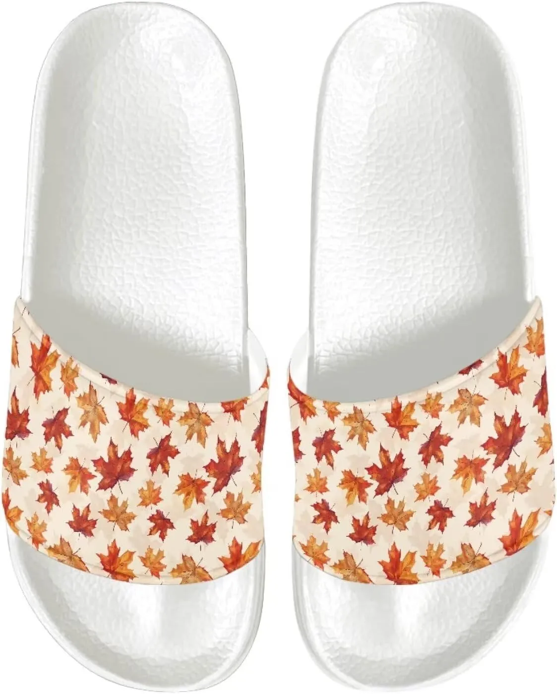 Print Women Slide Slippers Sandals Cozy Anti-Slip Quick Drying House Shoes Slippers