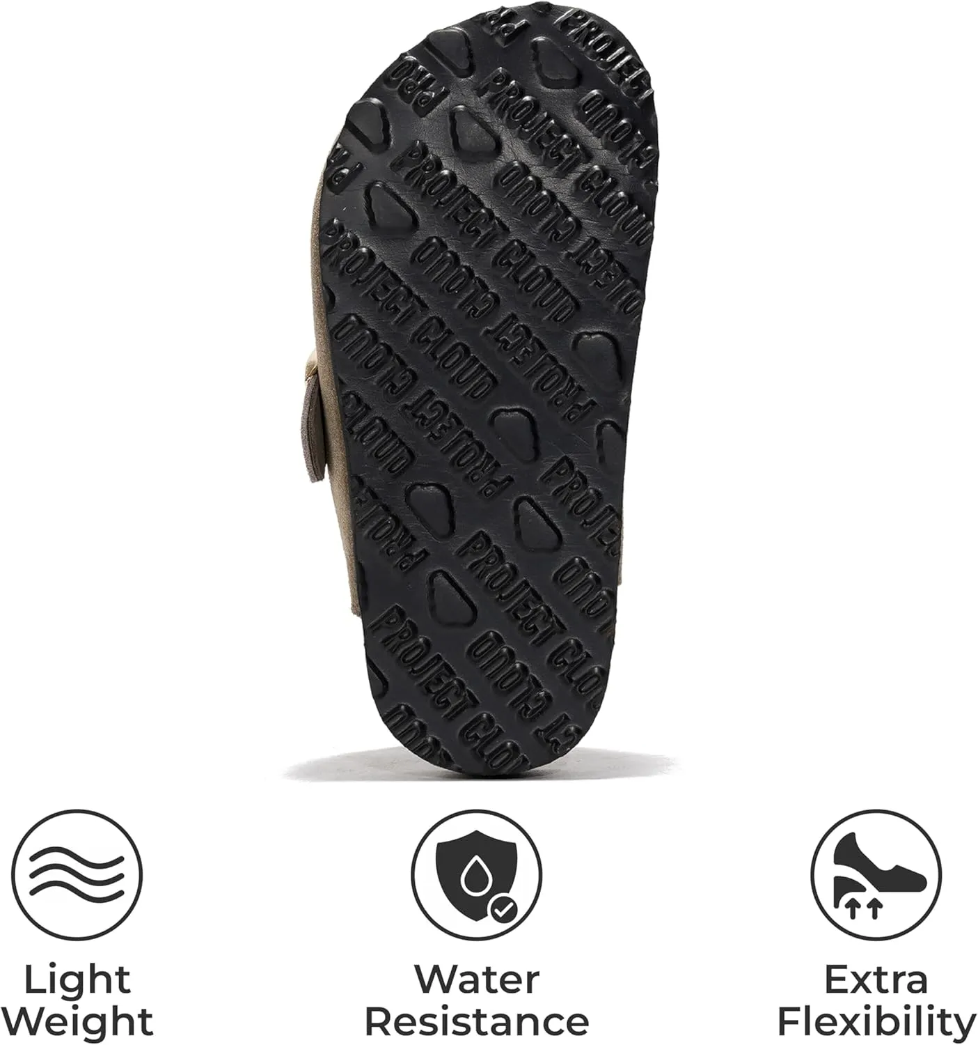 Project Cloud Mini Clogs for Kids - Memory Foam Unisex and Non-Slip Kids Clogs & Mules - Water Resistant Boys & Girls Sandals with Cork Footbed & Arch Support