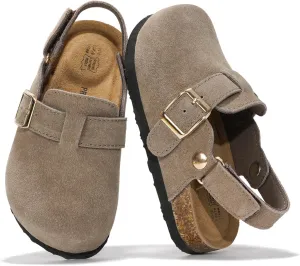 Project Cloud Mini Clogs for Kids - Memory Foam Unisex and Non-Slip Kids Clogs & Mules - Water Resistant Boys & Girls Sandals with Cork Footbed & Arch Support