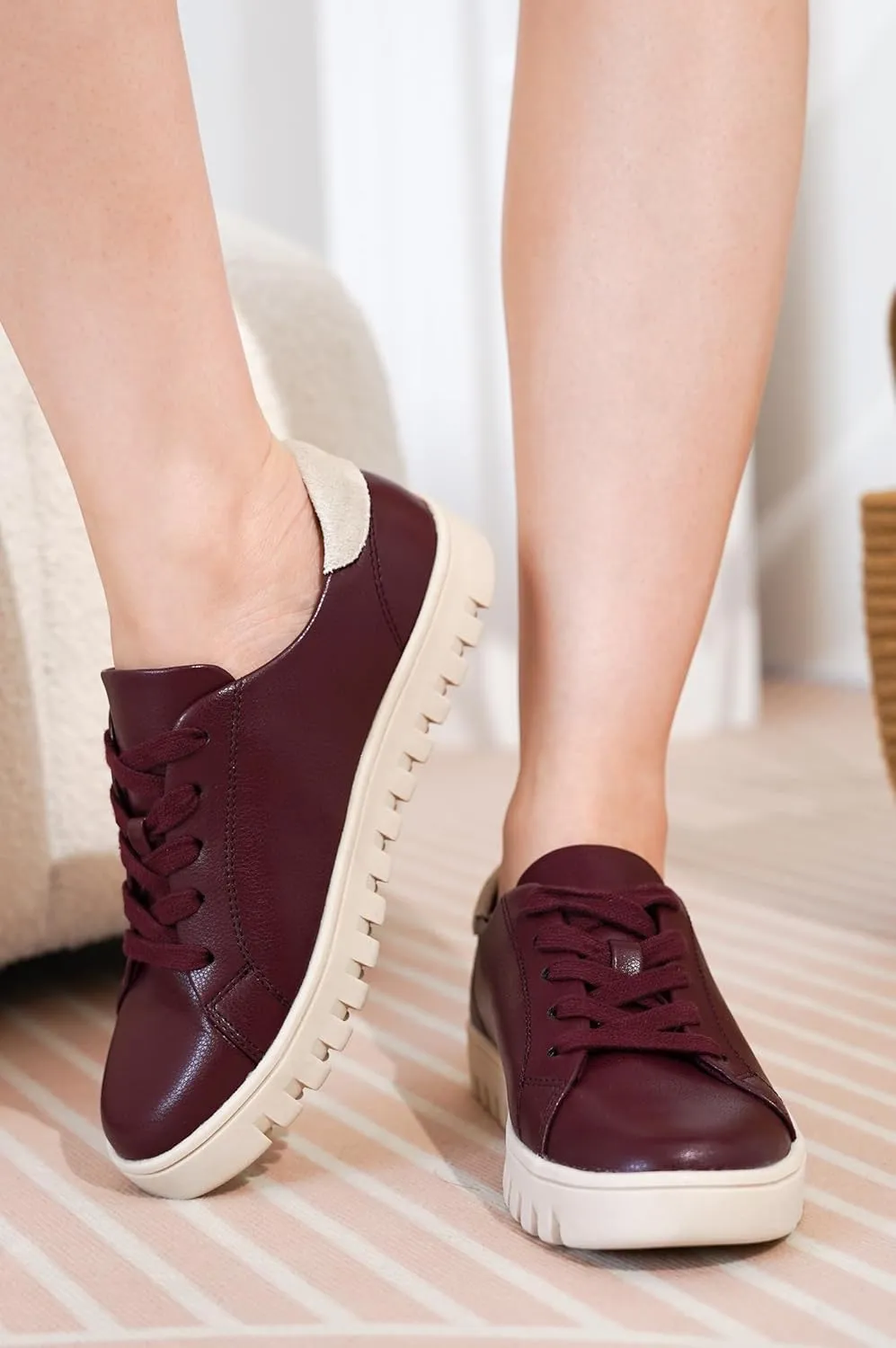 Project Cloud Platform Sneakers for Women - Non Slip Womens Sneakers with Memory Foam - Lightweight Lace Up Summer Shoes for Women for 2025 (Paisley)