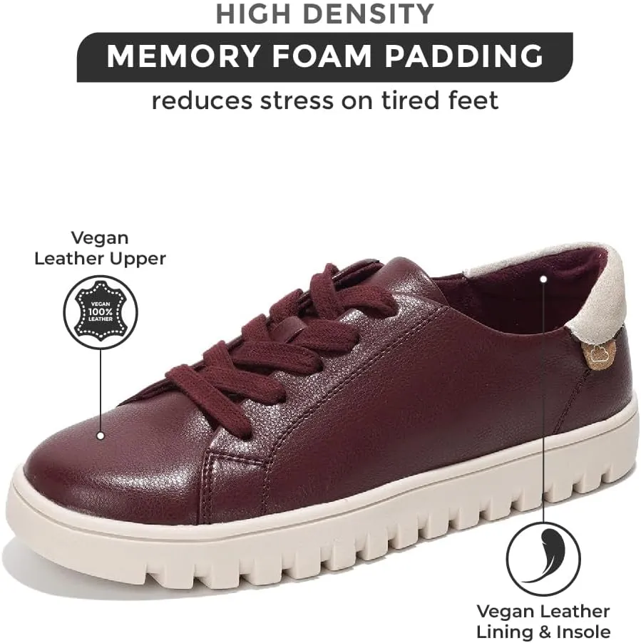 Project Cloud Platform Sneakers for Women - Non Slip Womens Sneakers with Memory Foam - Lightweight Lace Up Summer Shoes for Women for 2025 (Paisley)