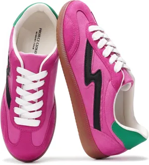 Project Cloud Sneakers for Women - Lace-Up Shoes for Women Trendy Women Sneakers with Memory Foam Insole Women's Fashion Sneakers Non-Slip Womens Shoes (Irita)