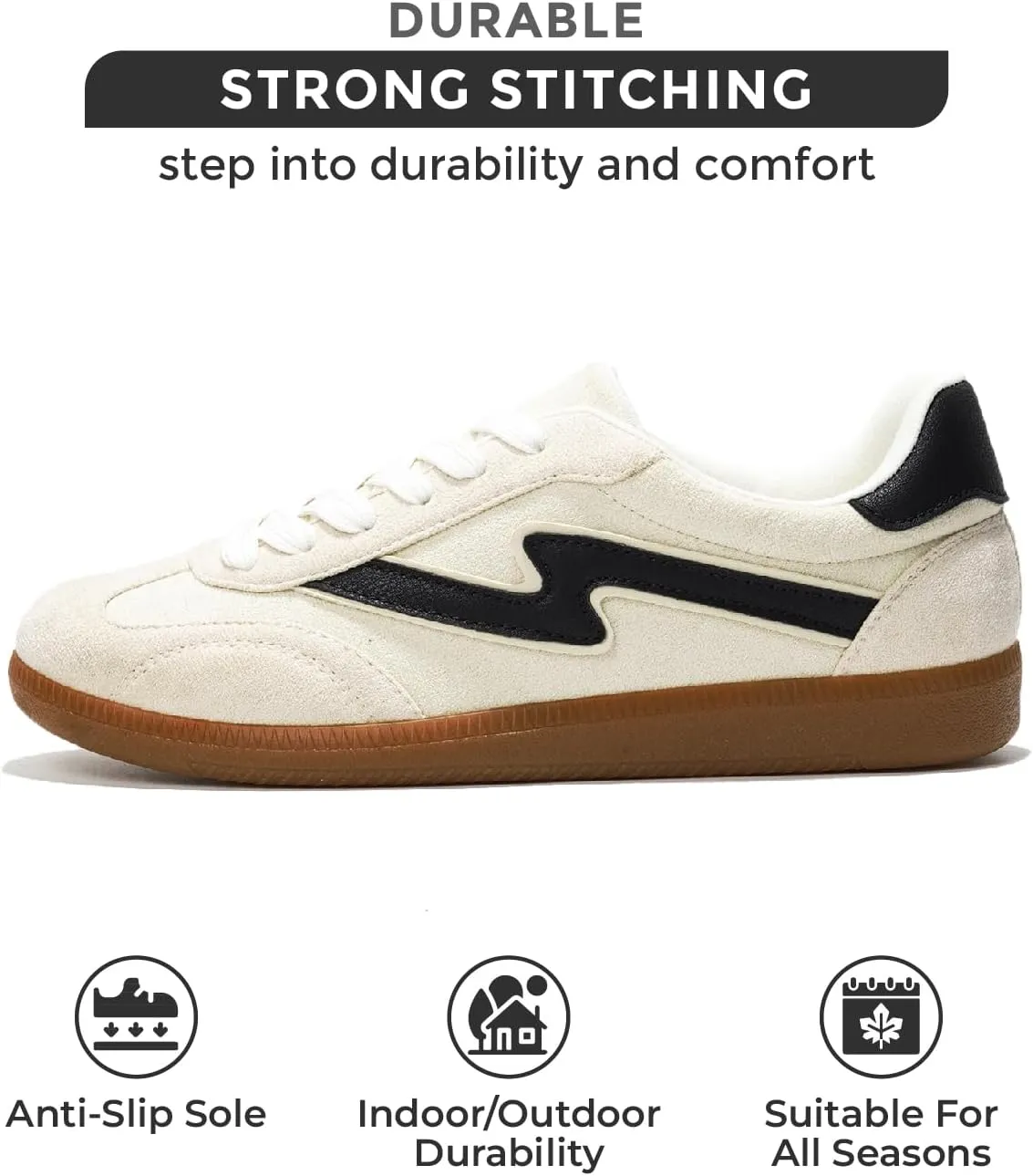 Project Cloud Sneakers for Women - Lace-Up Shoes for Women Trendy Women Sneakers with Memory Foam Insole Women's Fashion Sneakers Non-Slip Womens Shoes (Irita)