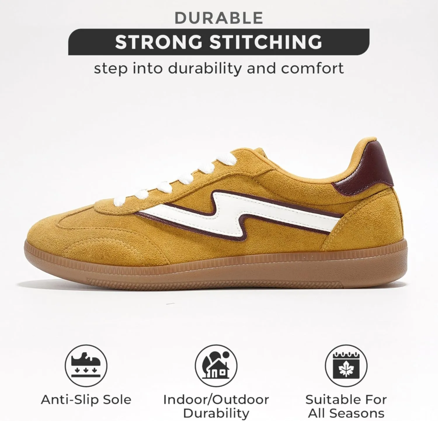 Project Cloud Sneakers for Women - Lace-Up Shoes for Women Trendy Women Sneakers with Memory Foam Insole Women's Fashion Sneakers Non-Slip Womens Shoes (Irita)