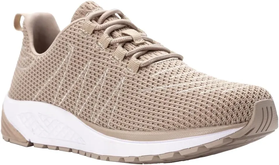 Propet Womens Tour Knit Walking Sneakers Shoes Casual - Off White