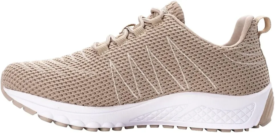Propet Womens Tour Knit Walking Sneakers Shoes Casual - Off White