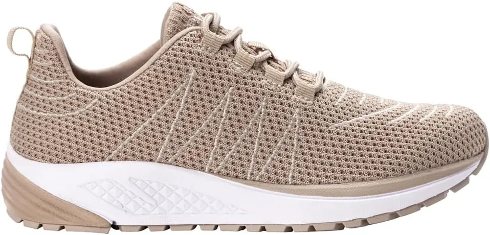 Propet Womens Tour Knit Walking Sneakers Shoes Casual - Off White