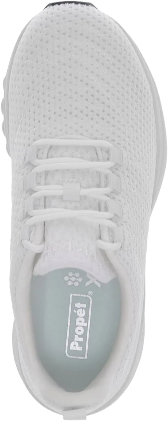Propet Womens Tour Knit Walking Sneakers Shoes Casual - Off White