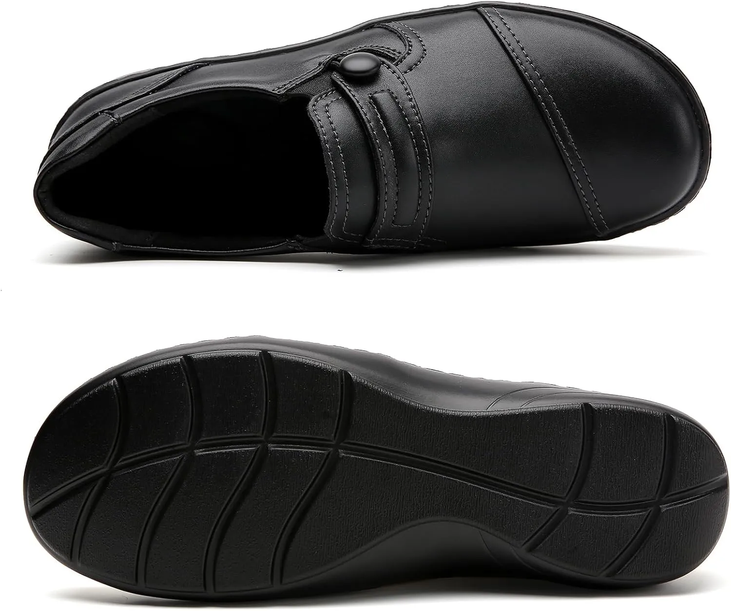 QAE Loafers for Women Orthopedic Loafers for Women Comfortable Women's Flat Slip-Ons Shoes for Dress Work Business Casual
