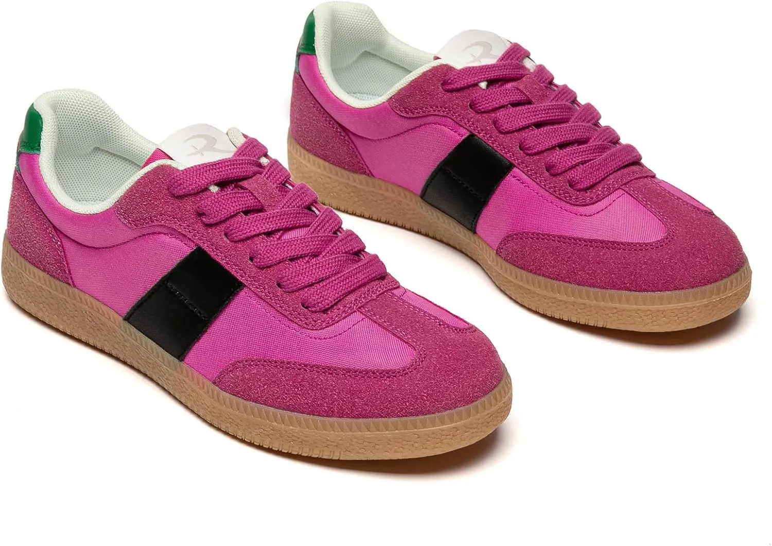 Rihero Women's Fashion Sneakers Comfortable Walking Shoes Casual Lace-Up Non Slip Sneakers