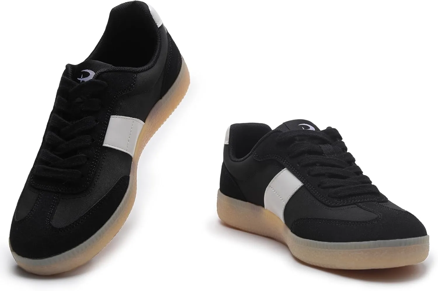 Rihero Women's Fashion Sneakers Comfortable Walking Shoes Casual Lace-Up Non Slip Sneakers