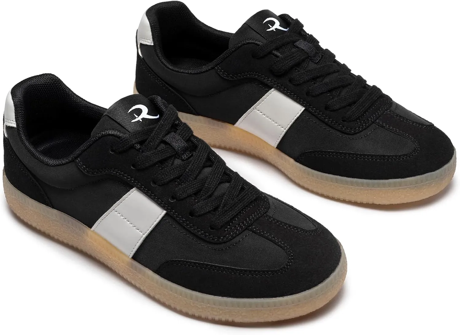 Rihero Women's Fashion Sneakers Comfortable Walking Shoes Casual Lace-Up Non Slip Sneakers