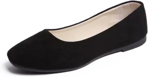 Rojeam Womens Flats Shoes Portable Pumps Ballet Flat Slip-on Ballerina Pumps Shoes Ladies Loafers