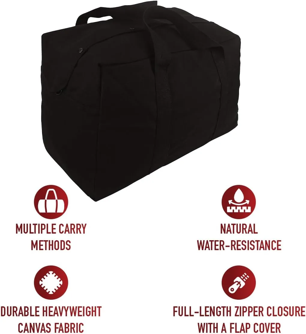 Rothco Canvas Parachute Cargo Bag Extra Large Duffle Bag 75L