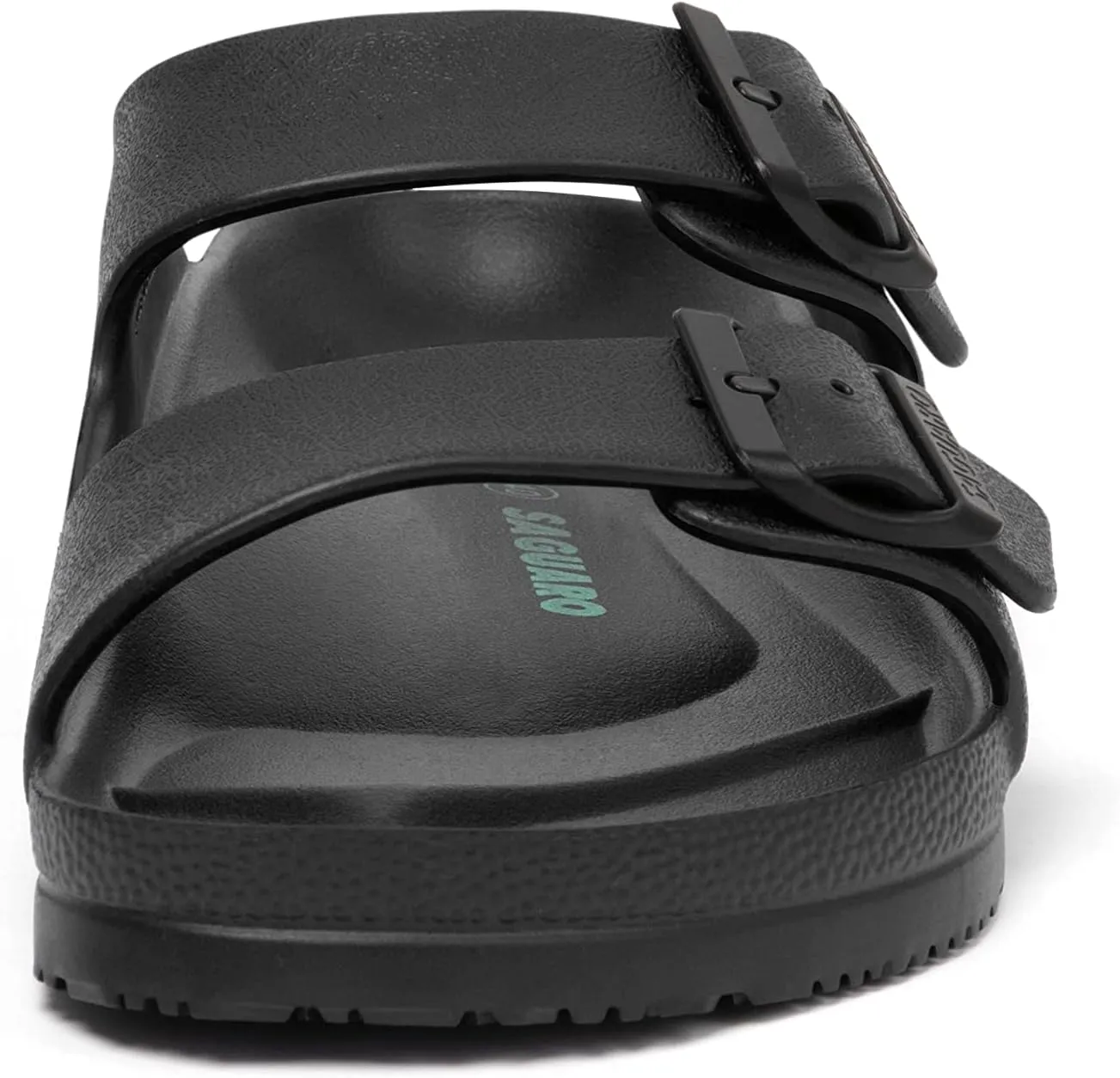 SAGUARO Men's Women's Comfort Double Buckle Sandals Lightweight Adjustable EVA Sandals with Rubble Sole