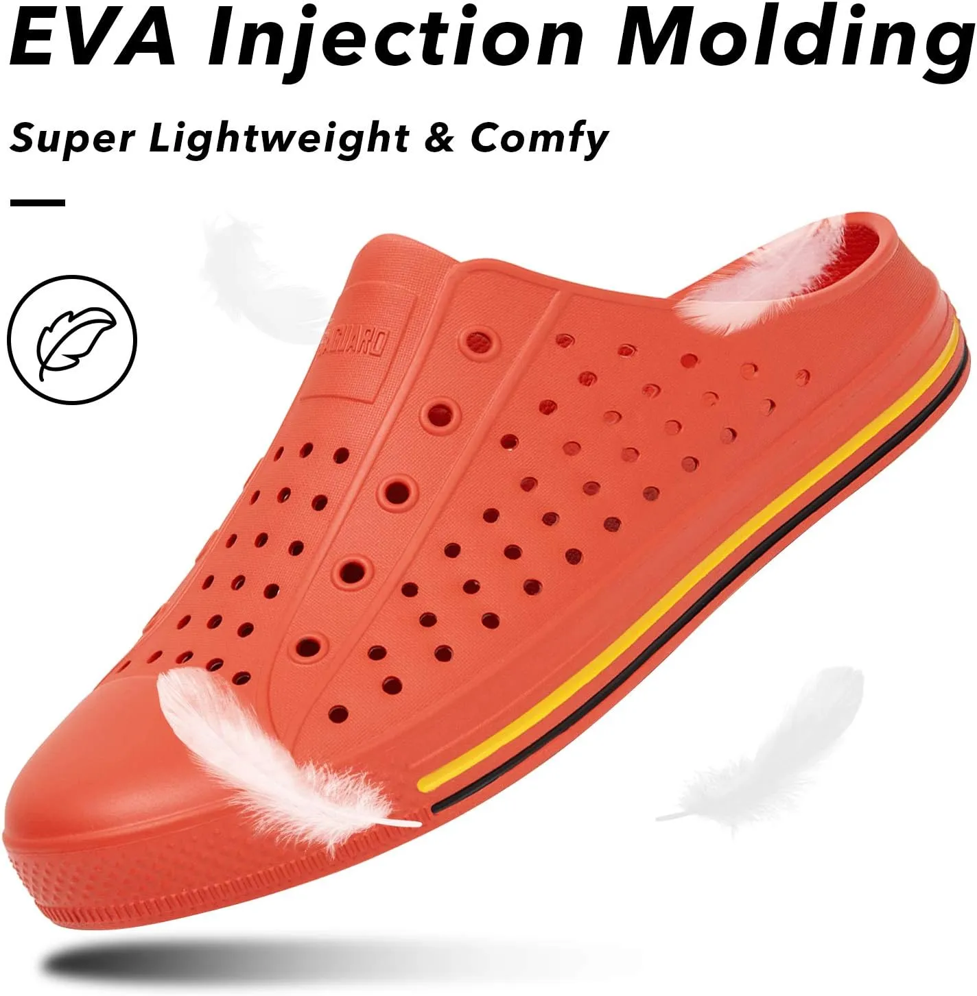 SAGUARO Women's Men's Garden Clogs Shoes Casual Slippers Unisex Quick Drying Sandals Summer Anti-Skid Beach Shoes