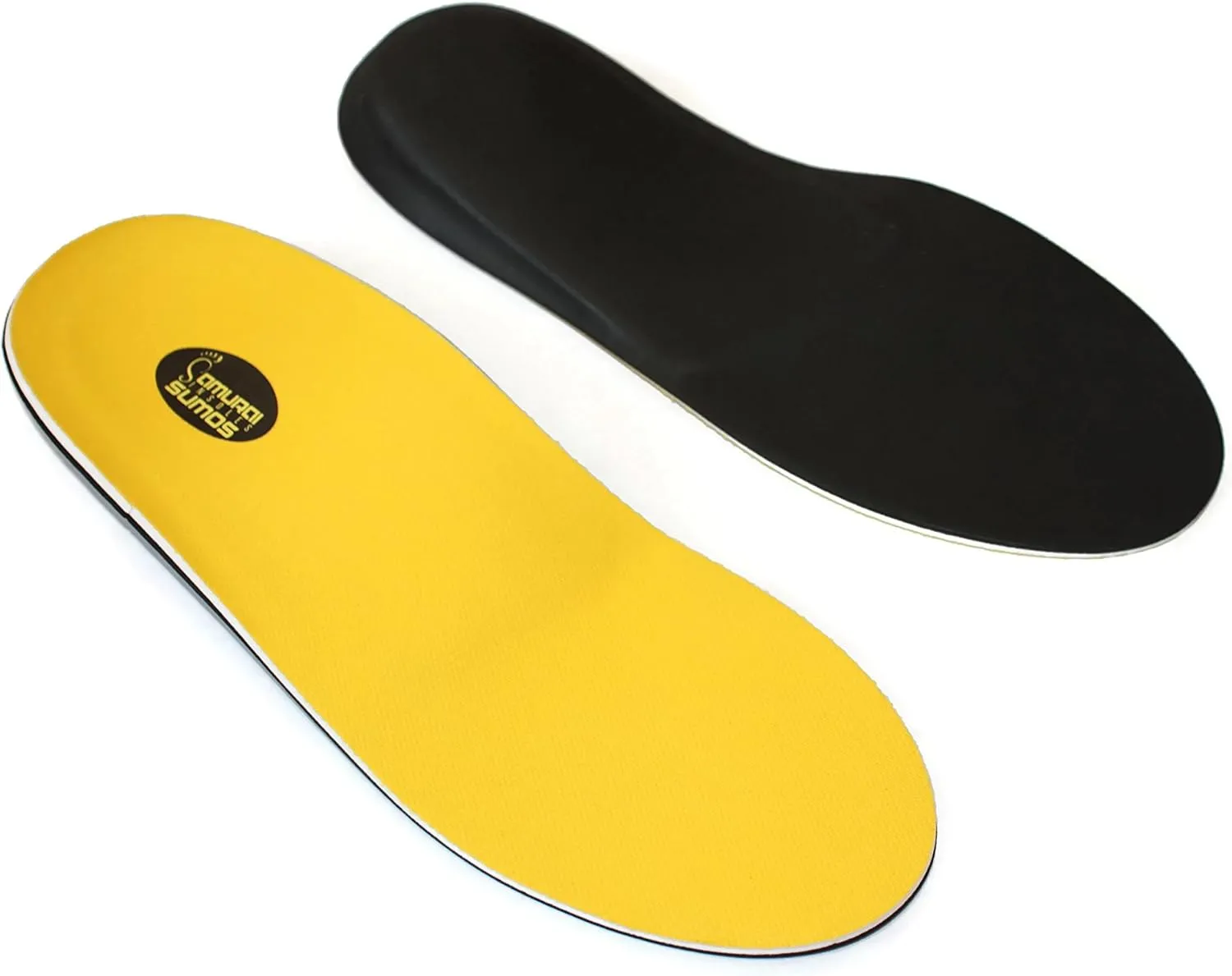 Samurai Insoles Sumos Super Padded Arch Support Shoe Insoles for Boots and Sneakers - Podiatrist Designed, Orthotic Lab Assembled