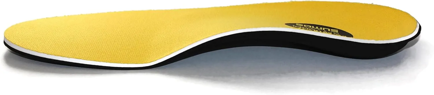 Samurai Insoles Sumos Super Padded Arch Support Shoe Insoles for Boots and Sneakers - Podiatrist Designed, Orthotic Lab Assembled