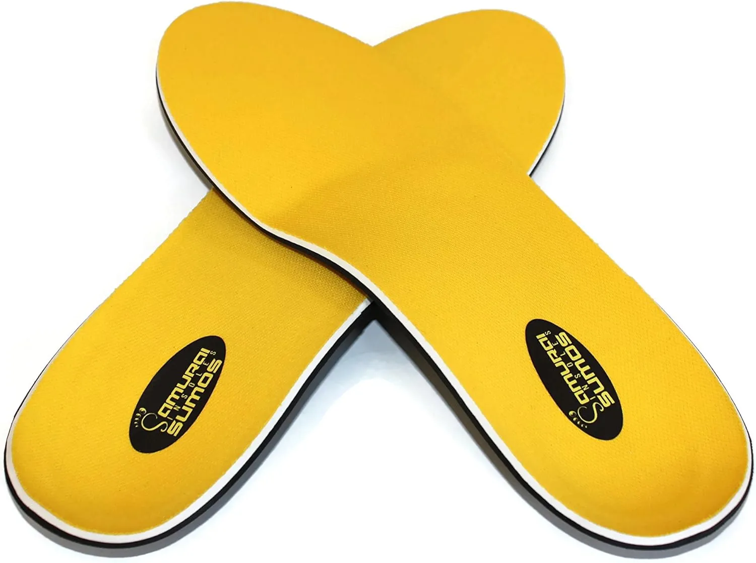 Samurai Insoles Sumos Super Padded Arch Support Shoe Insoles for Boots and Sneakers - Podiatrist Designed, Orthotic Lab Assembled