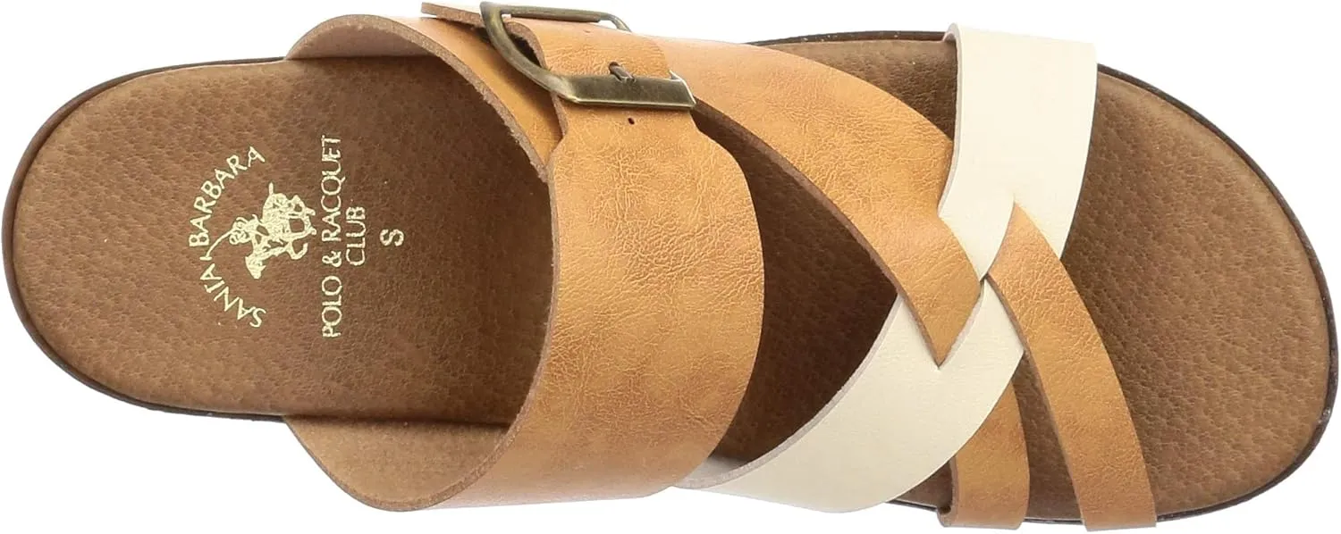 SANTA BARBARA POLO & RACQUET CLUB(サンタバーバラポロアンドラケットクラブ) Women's Sandals, Easy to wear, Wedge Heel