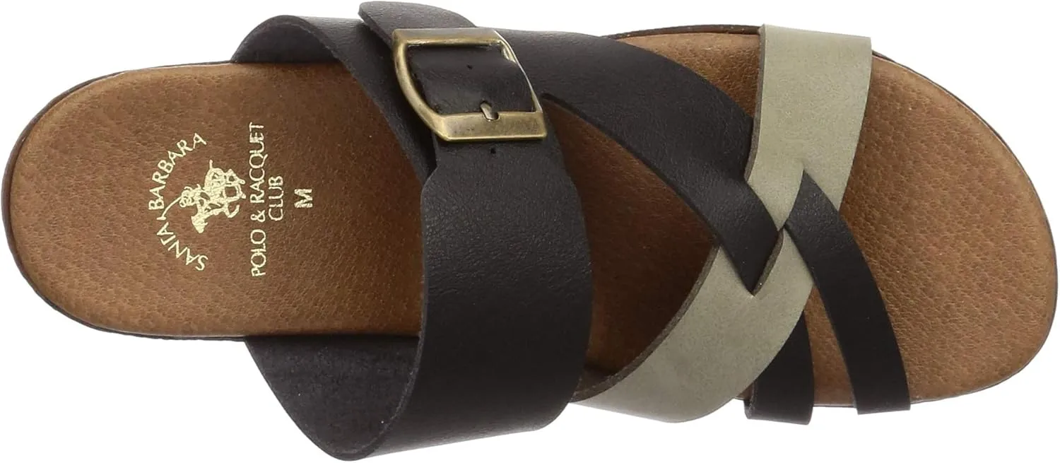 SANTA BARBARA POLO & RACQUET CLUB(サンタバーバラポロアンドラケットクラブ) Women's Sandals, Easy to wear, Wedge Heel