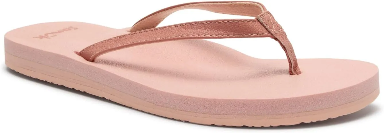 Sanuk Yoga Joy | Flip Flops for Women | Yoga Sandals For Women | Women's Beach Sandals | Memory Foam Footbed