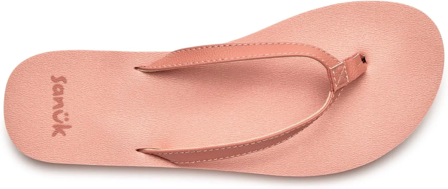 Sanuk Yoga Joy | Flip Flops for Women | Yoga Sandals For Women | Women's Beach Sandals | Memory Foam Footbed
