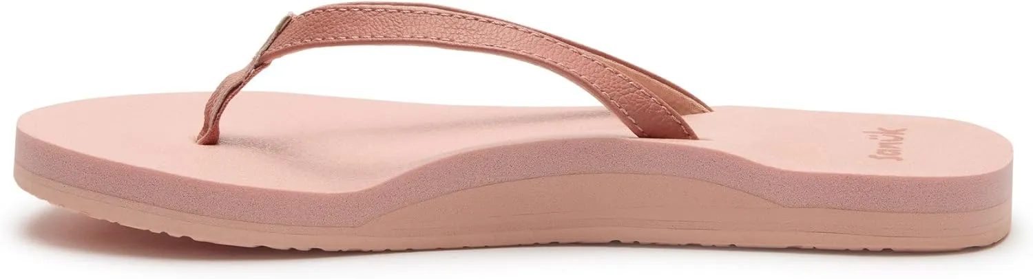 Sanuk Yoga Joy | Flip Flops for Women | Yoga Sandals For Women | Women's Beach Sandals | Memory Foam Footbed