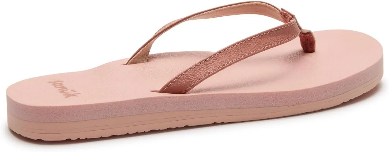 Sanuk Yoga Joy | Flip Flops for Women | Yoga Sandals For Women | Women's Beach Sandals | Memory Foam Footbed