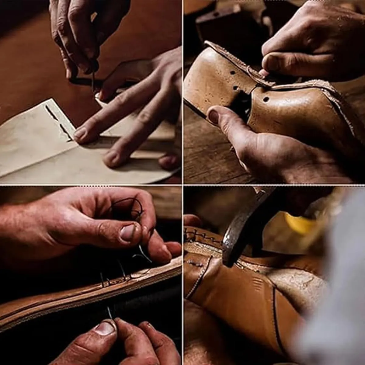 Sawbehind Mens Boots, Sawbehind Men's Comfortable Handmade Leather Boots, Wide Head Design with Arch Support