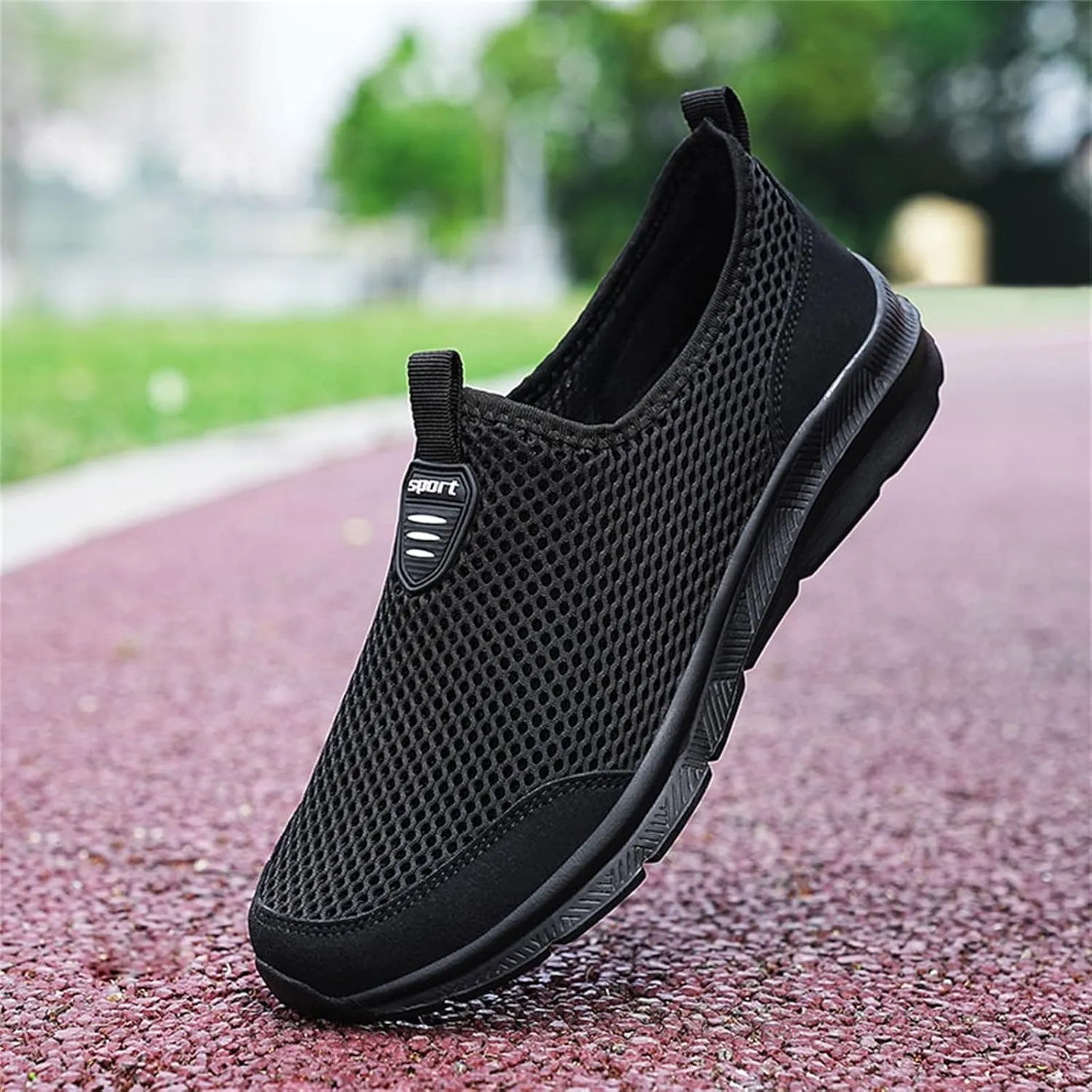 Shoes for Men Golf Walking Mountaineering Solid Color Driving Slip On Loafers