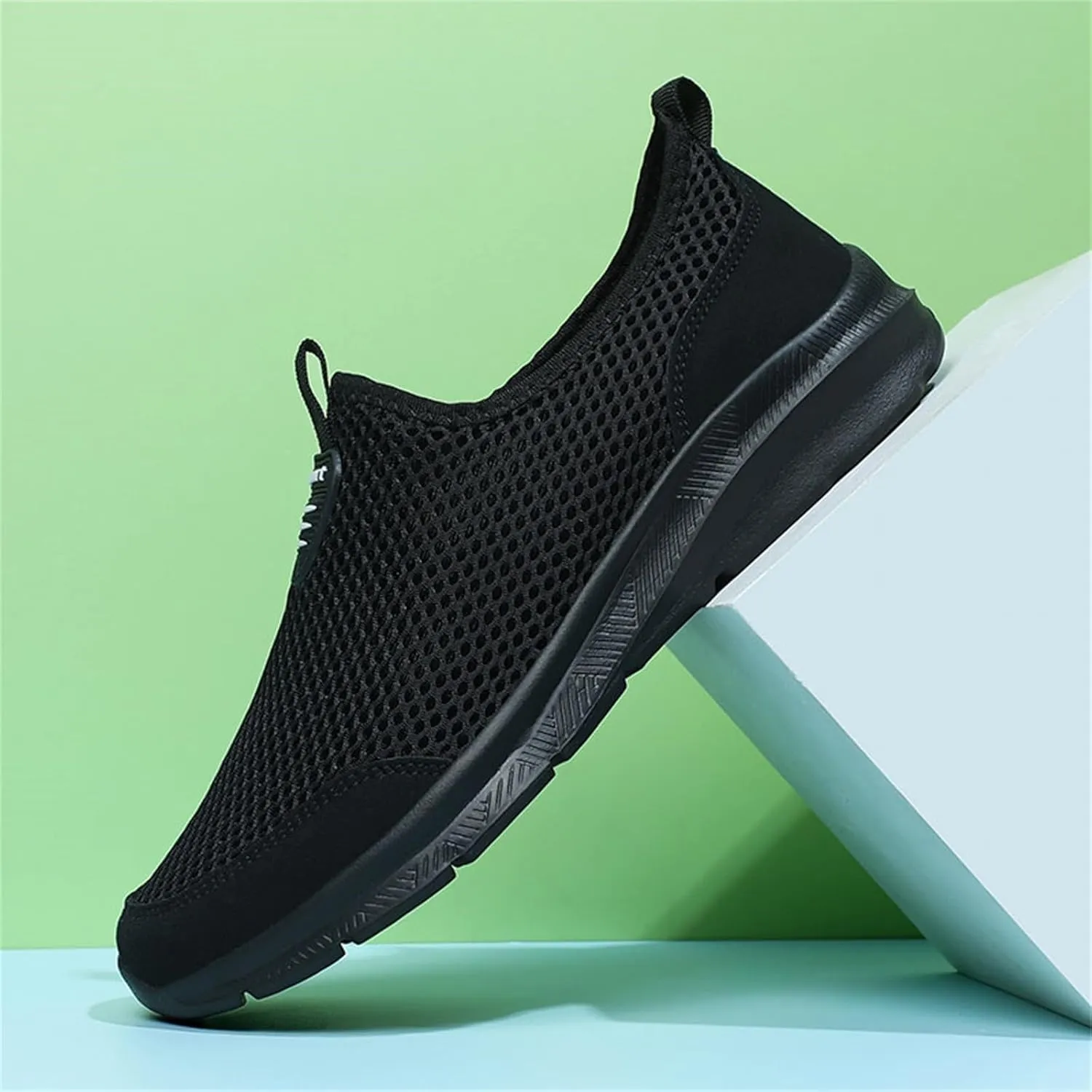 Shoes for Men Golf Walking Mountaineering Solid Color Driving Slip On Loafers