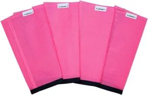SHOOFLY Horse Leggins, Patented Loose Fitting Boots, Breathable Plastic Mesh (Pink/Medium)