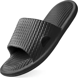 Shower Shoes Non-Slip Quick Drying Lightweight Shower Slippers Slides Sandals House Pool Indoor Bathroom Dorms Camping Open-toe