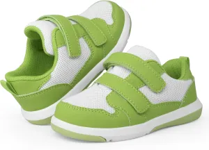 SKYWHEEL Toddler Boys Girls Tennis Shoes Kids Slip On Barefoot Shoes Wide Casual Walking Running Sneakers for Little Kids