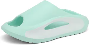 Slide Sandals Men Women Platform Sandals With Comfortable Pillow Slippers Non-Slip Lightweight Shower Shoes