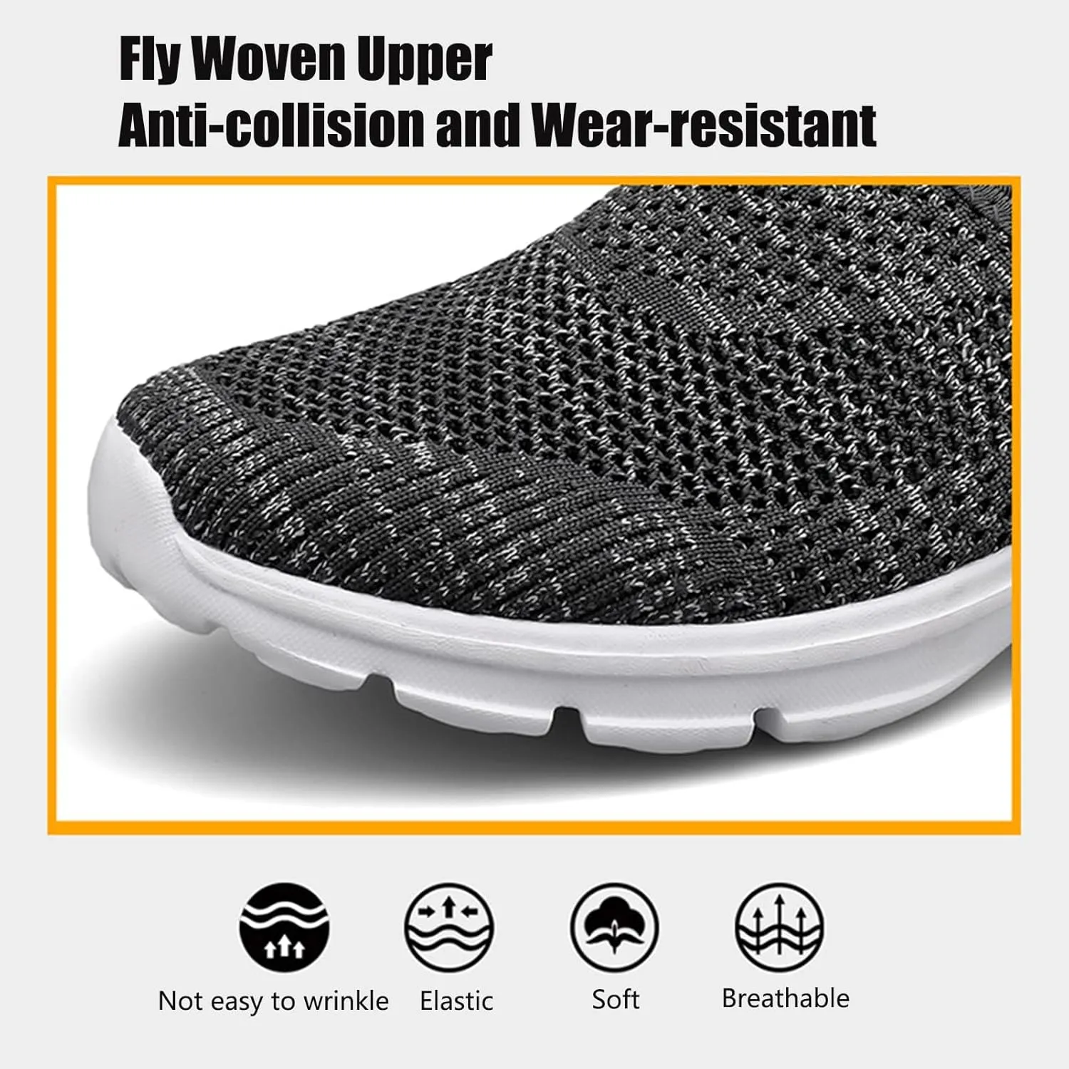 Slip On Mules & Clogs for Womens Mens Lightweight Open Back Shoes Comfort Orthopedic Walking Shoes Breathable Mesh Slippers Closed Toe Slides