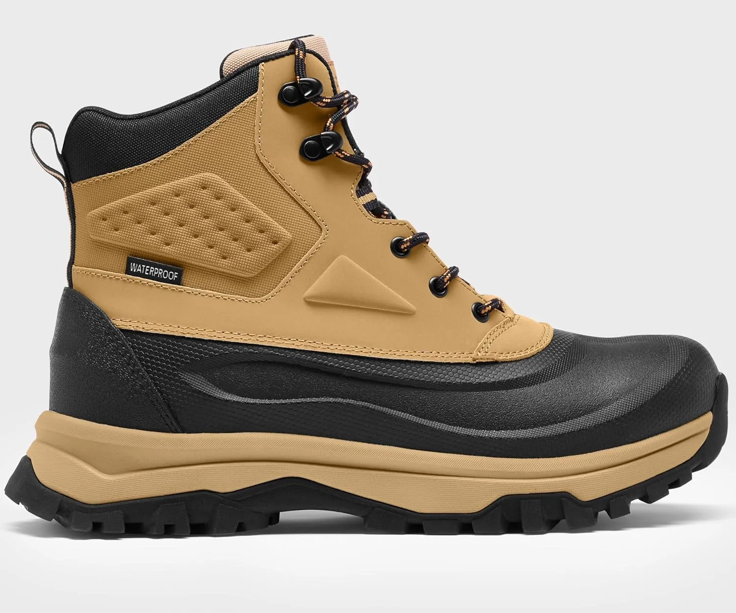 Snow Boots for Men Insulated Waterproof Construction Winter Hiking Boots