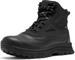 Snow Boots for Men Insulated Waterproof Construction Winter Hiking Boots