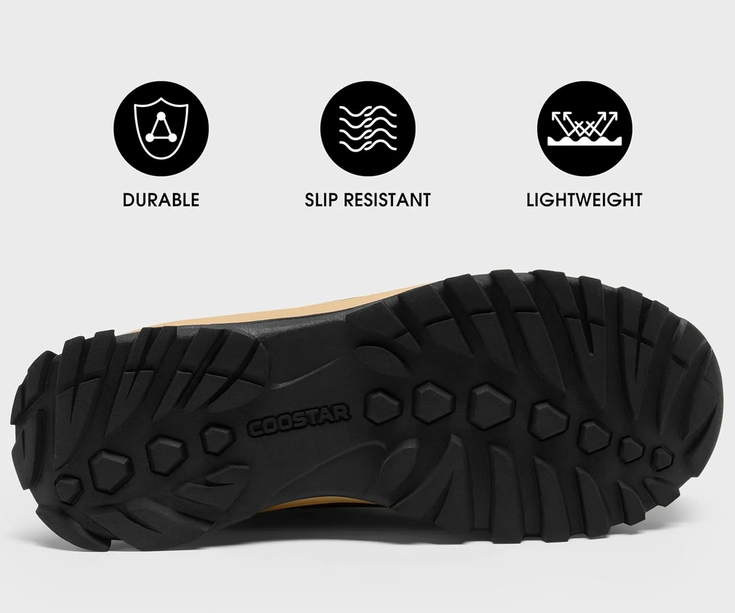 Snow Boots for Men Insulated Waterproof Construction Winter Hiking Boots