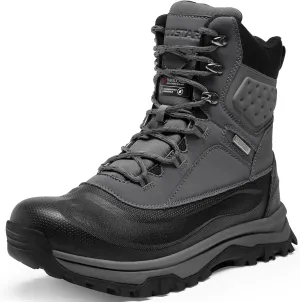 Snow Boots for Men Insulated Waterproof Winter Boots Outdoor Boot for Cold Weather