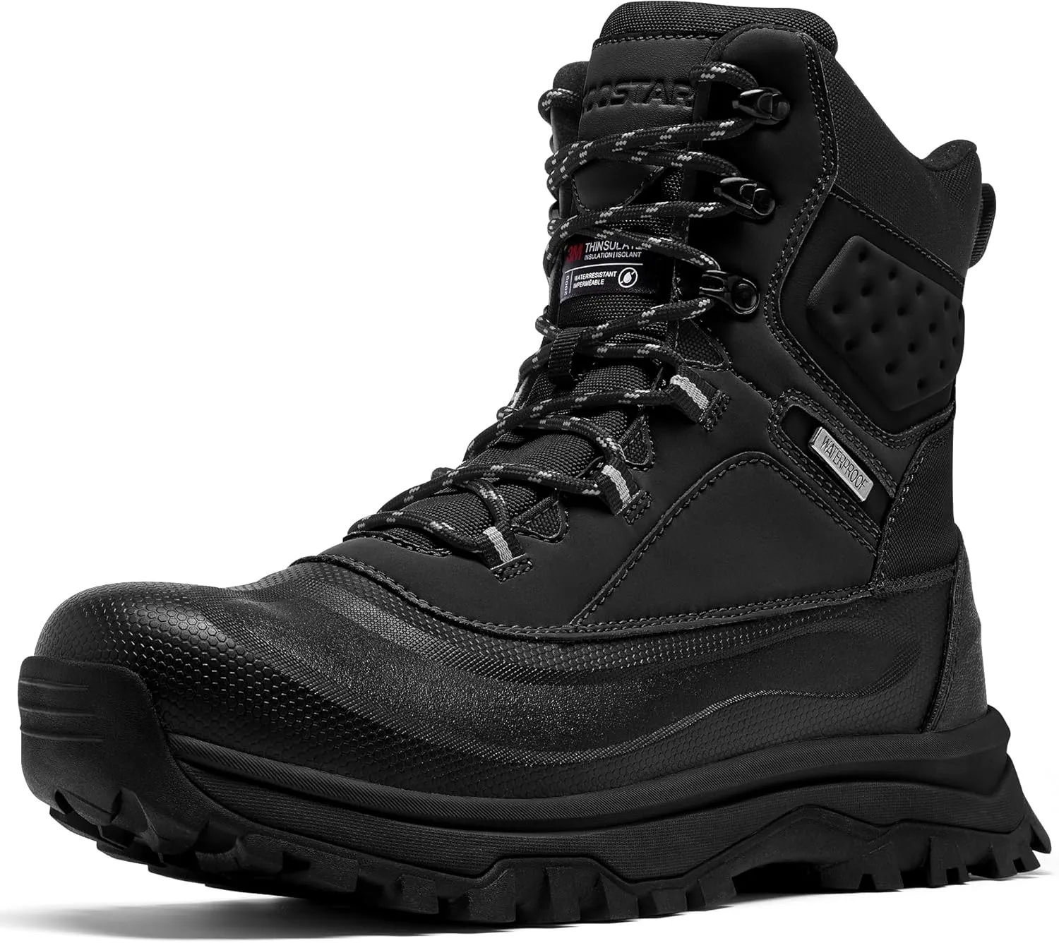 Snow Boots for Men Insulated Waterproof Winter Boots Outdoor Boot for Cold Weather