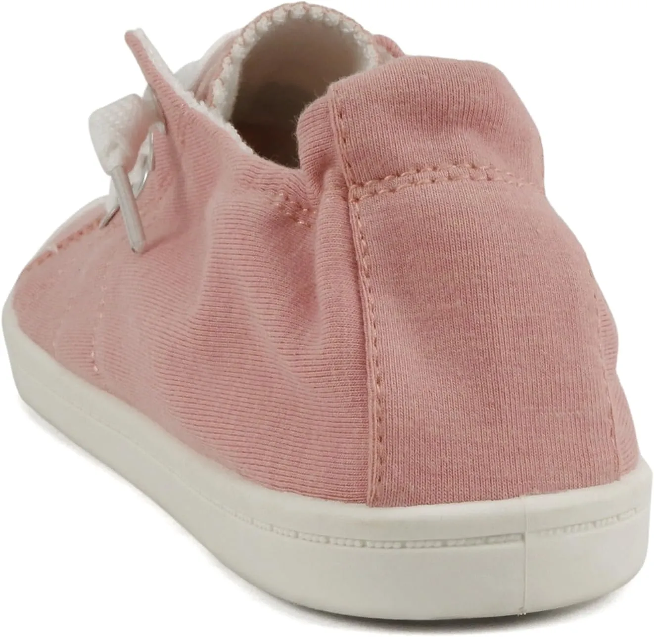 Soda Flat Women Shoes Linen Canvas Slip On Sneakers Lace Up Style Loafers Zig-S